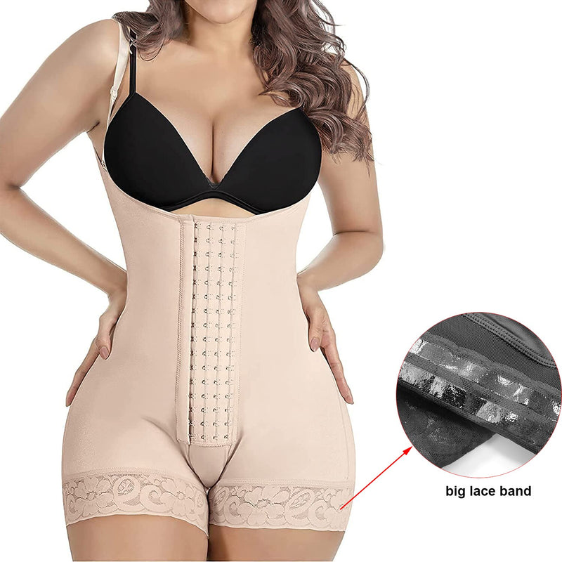 Body Shapewear Women Tummy Control Fajas Colombianas High Compression Waist Trainer Body Shaper Corset Butt Lifter Thigh Slimmer - Mike Armstrong