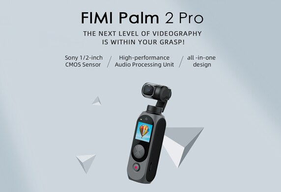 FIMI Palm 2 Pro 3-axis Stabilized Handheld Camera Gimbal Stabilizer estabilizador celular 4K 30fps camera Video Original new - Mike Armstrong