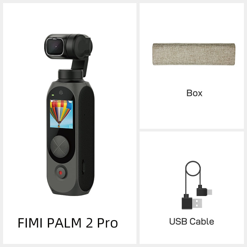 FIMI Palm 2 Pro 3-axis Stabilized Handheld Camera Gimbal Stabilizer estabilizador celular 4K 30fps camera Video Original new - Mike Armstrong