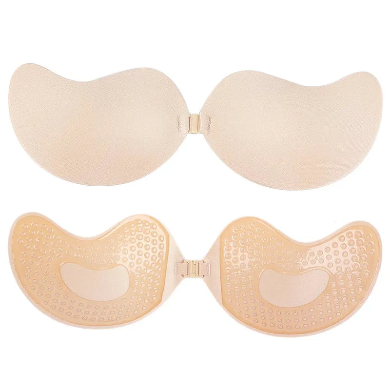 Invisible adhesive push-up bra