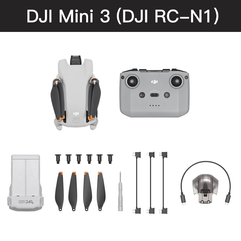 DJI Mini 3 Drone 38-min Max Flight Time 4K HDR Video Under 249 g True Vertical Shooting brand new in stock - Mike Armstrong