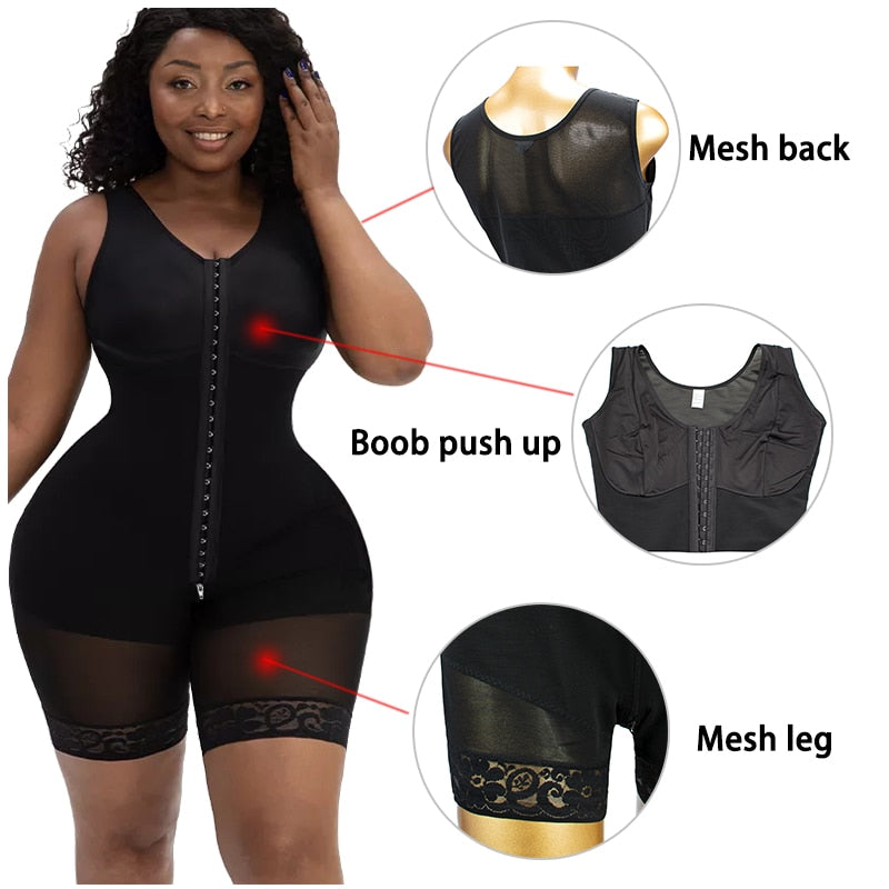 Full Body Shapewear Compression Girdle Fajas Colombian Corrective Underwear Tummy Control Shaper Butt Lift Slim Corset Bodysuits - Mike Armstrong