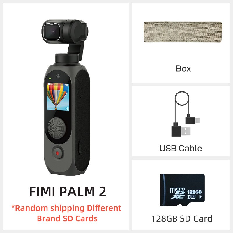 FIMI Palm 2 Pro 3-axis Stabilized Handheld Camera Gimbal Stabilizer estabilizador celular 4K 30fps camera Video Original new - Mike Armstrong