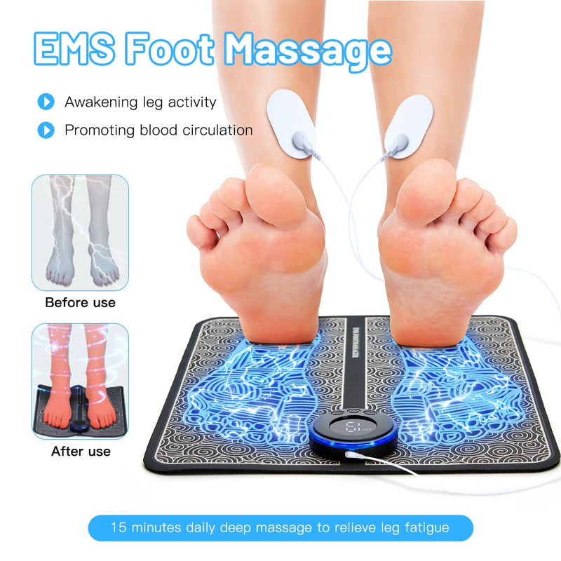 EMS Foot Massager Pad Portable - Mike Armstrong