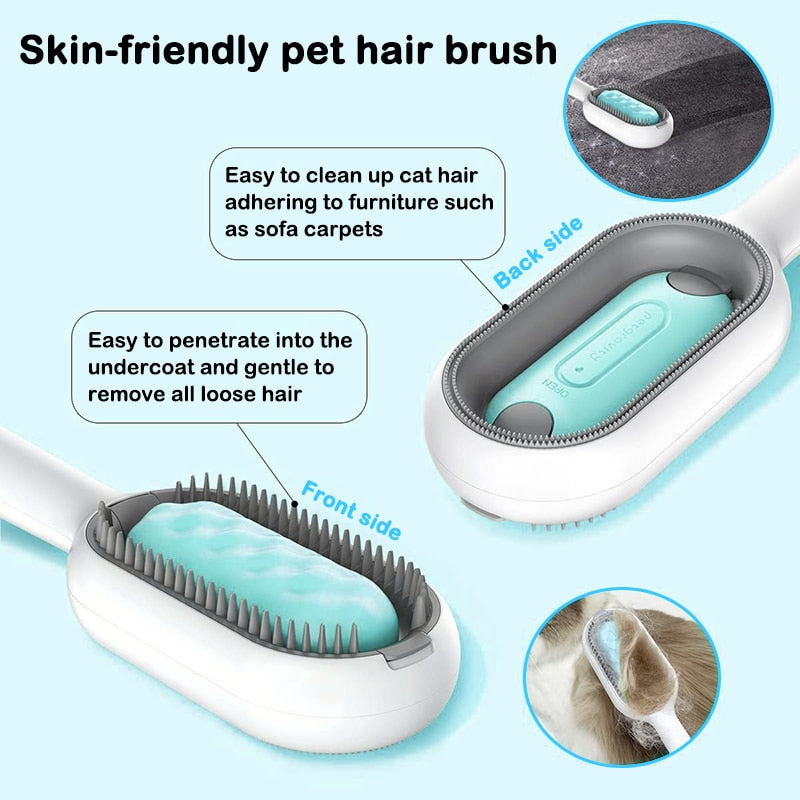 Pet hair brush