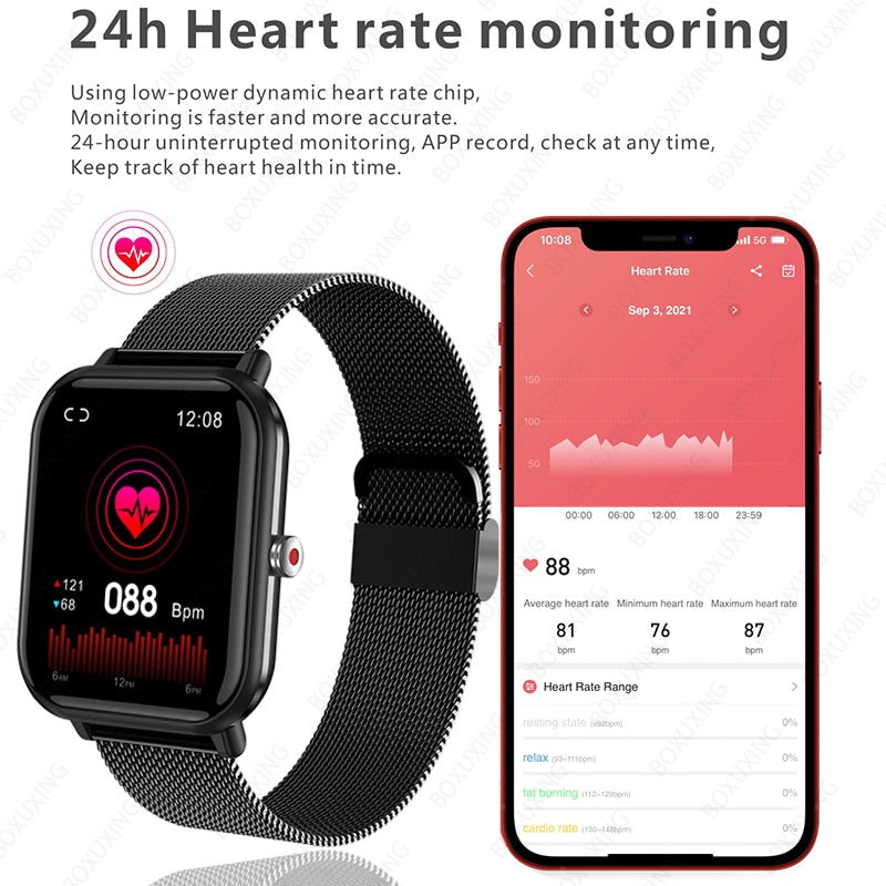 Smart Watch Men Blood Oxygen Monitoring - Mike Armstrong