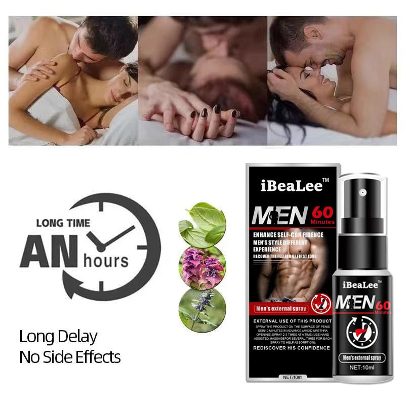 iBeaLee Sex Delay Spray For Men Big Male Lasting Products Anti Premature Ejaculation Prolong 60 Minutes Penis Enlargment Oils - Mike Armstrong