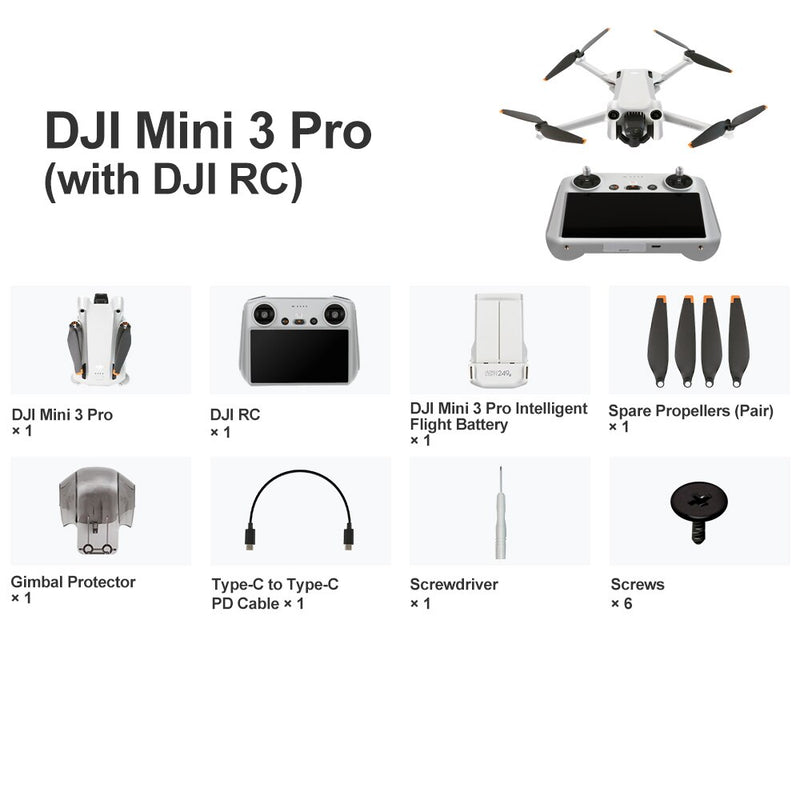 DJI Mini 3 Pro Drone 4K Professional GPS Quadcopter 60fps HD Video Photo 34min Max Flight Time Tri-Directional Obstacle Sensing - Mike Armstrong