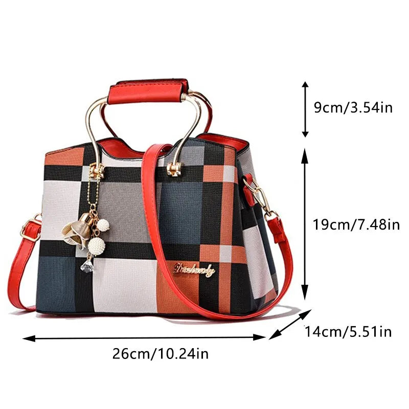 Fashion Handbag Crossbody Bags for Women Faux Leather Bag Adjustable Strap Top Handle Bag Large Capacity Shoulder Bags Totes - Mike Armstrong