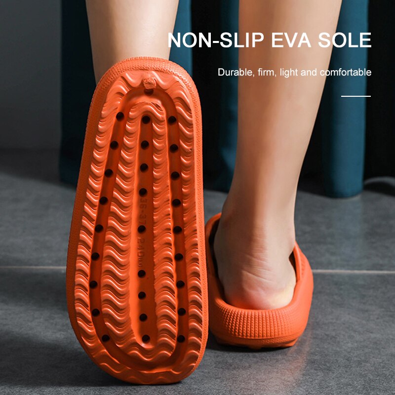 Thick Platform Bathroom Home Slippers Women Fashion Soft Sole EVA Indoor Slides Woman Sandals 2021 Summer Non-slip Flip Flops - Mike Armstrong