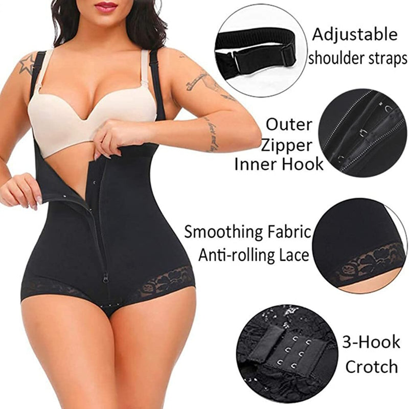 Body Shapewear Women Belly Slimming Sheath Fajas Colombians Postpartum Shaper Waist Trainer Corset Bodysuit Reductive Girdles - Mike Armstrong