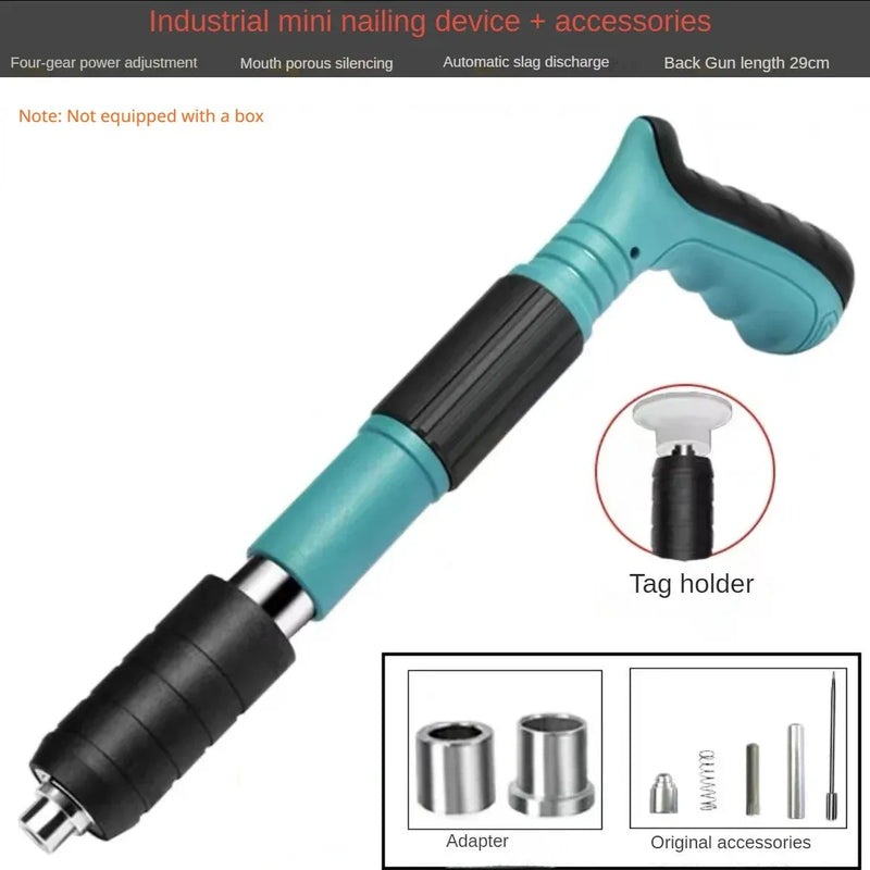 Manual steel nail gun riveting tool, wall fastener, metal processing pulling nail gun suspended ceiling grooved mini cannon nail