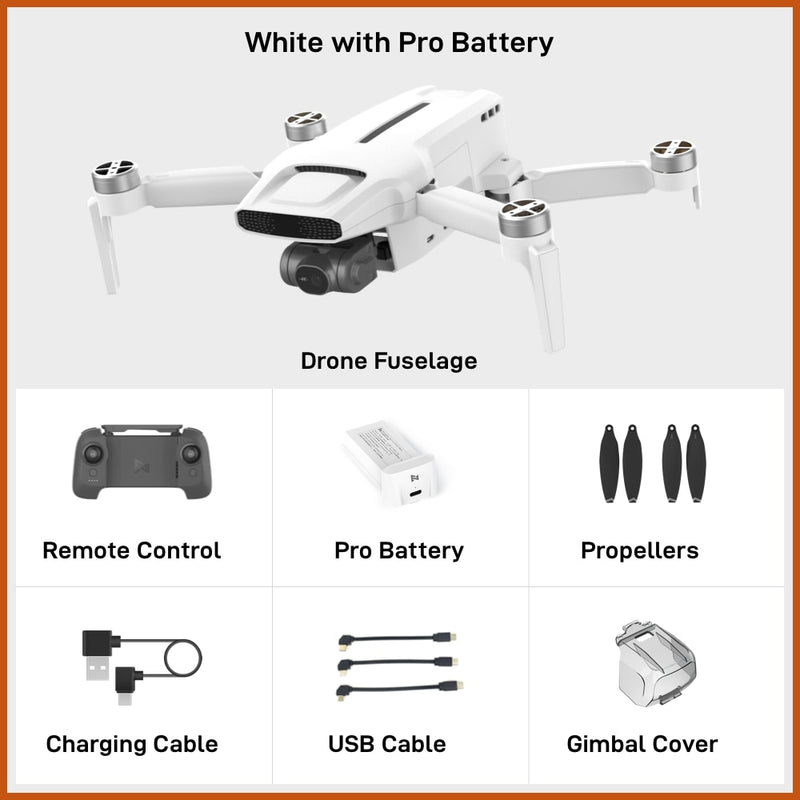 FIMI X8 Mini Drone professional 4k drone camera Quadcopter mini drone with remote control under 250g drone gps 8km little drone - Mike Armstrong