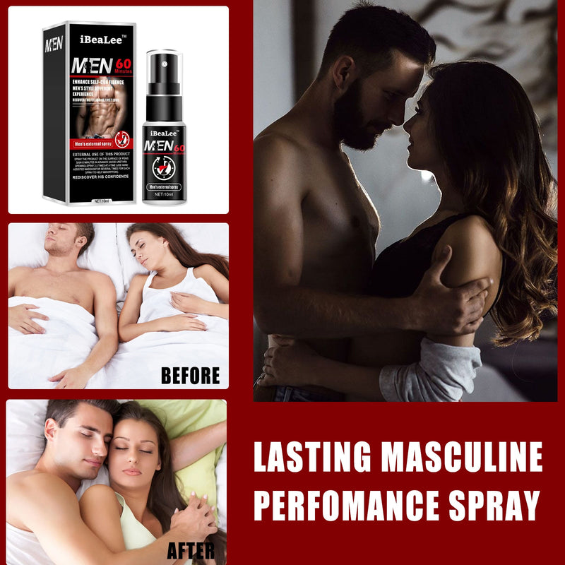 iBeaLee Sex Delay Spray For Men Big Male Lasting Products Anti Premature Ejaculation Prolong 60 Minutes Penis Enlargment Oils - Mike Armstrong