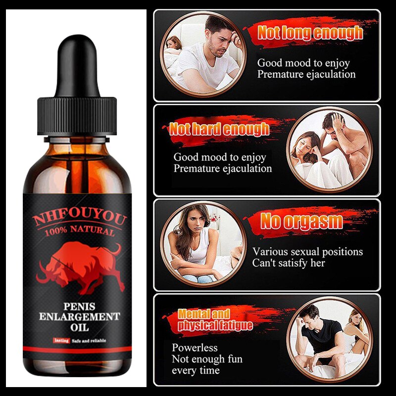 Penis Enlargement Thicken Oil Enhance Aldult Men Health Sex Care Penis Increase Growth Oil For Men Lubricant Oil Time