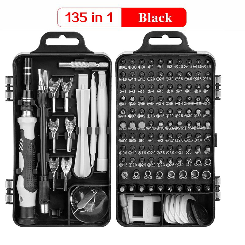 135/115/110 in 1 Multi Screwdriver Set With 98 Precision Bits Mini Hand Tools For HomeRepair - Mike Armstrong