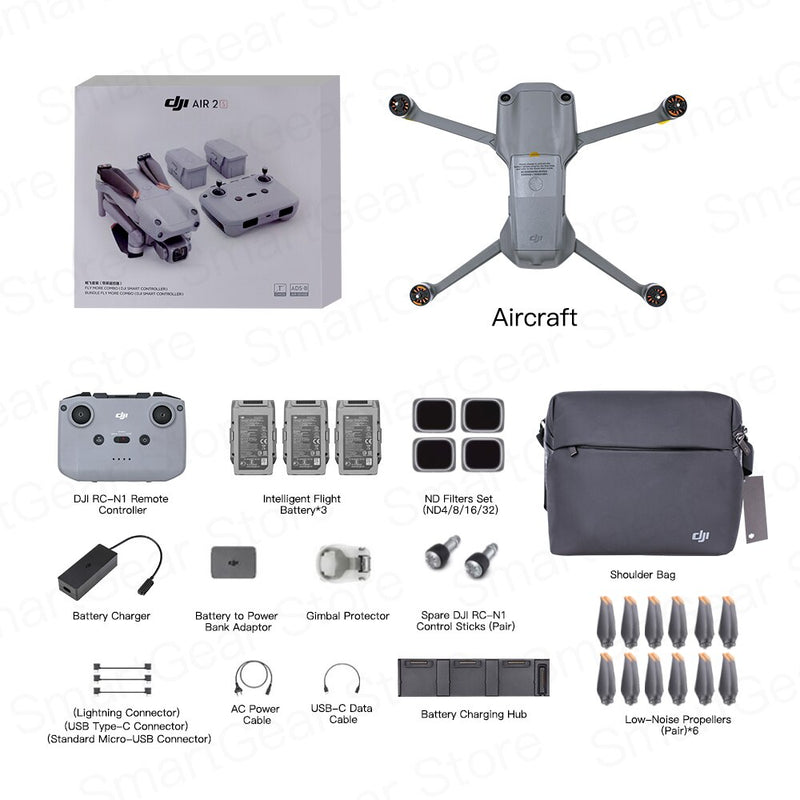 DJI Air 2S drone &amp; DJI Air 2S Fly More Combo with 1-inch CMOS Sensor large 2.4μm pixels 20MP Camera 12km 5.4K Video New in Stock - Mike Armstrong