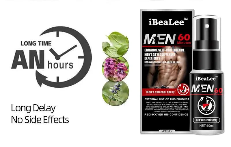 Sex Delay Spray for Men Big Male Lasting Products Anti Premature Ejaculation Prolong 60 Minutes Penis Enlargment Oils for Homme