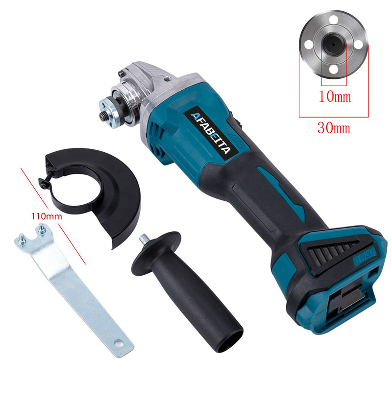 Brushless Electric Angle Grinder 350nm WrenchWith Battery For Cordless Cutting Woodworking Power Tool - Mike Armstrong