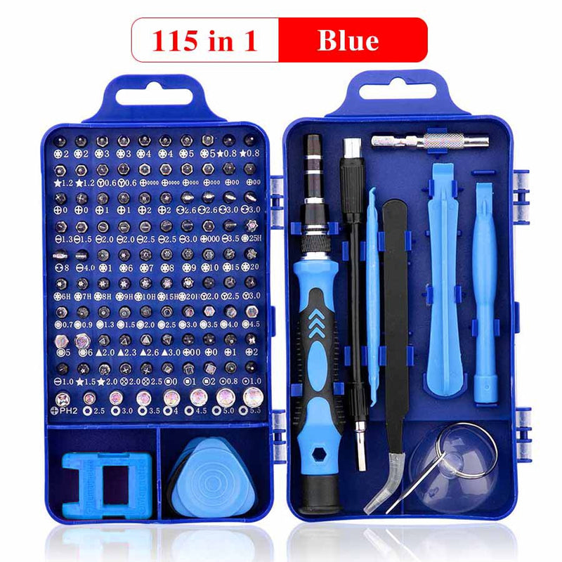 135/115/110 in 1 Multi Screwdriver Set With 98 Precision Bits Mini Hand Tools For HomeRepair - Mike Armstrong