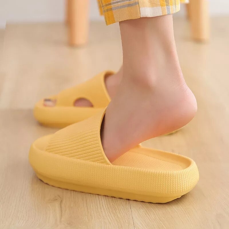 Thick Platform Bathroom Home Slippers Women Fashion Soft Sole EVA Indoor Slides Woman Sandals 2021 Summer Non-slip Flip Flops - Mike Armstrong