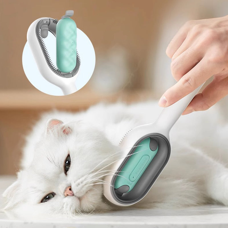 Pet hair brush