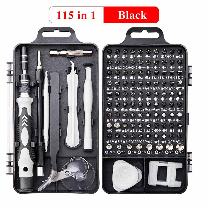 135/115/110 in 1 Multi Screwdriver Set With 98 Precision Bits Mini Hand Tools For HomeRepair - Mike Armstrong