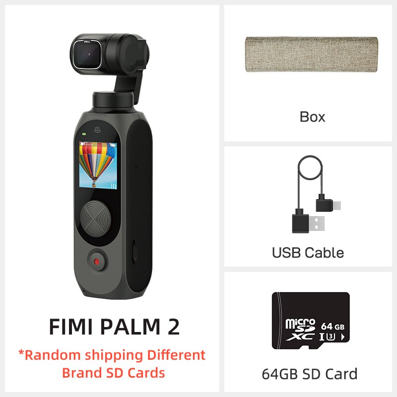 FIMI Palm 2 Pro 3-axis Stabilized Handheld Camera Gimbal Stabilizer estabilizador celular 4K 30fps camera Video Original new - Mike Armstrong