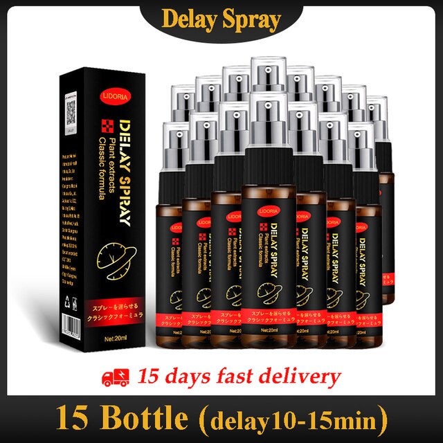 Sex Delay Spray Sex for Men 20ml Male External Use Anti Premature Ejaculation Lasting Long 60 Minutes Penis Enlargment Pills