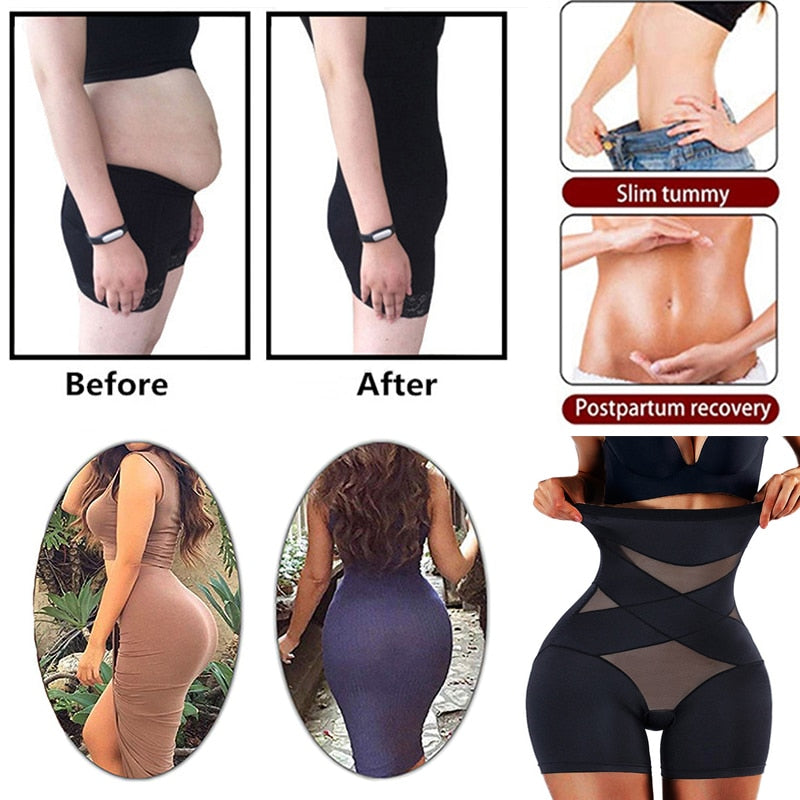 CXZD Women High Waist Trainer Body Shaper Panties Tummy Belly Control Body Slimming Control Shapewear Girdle Underwear - Mike Armstrong