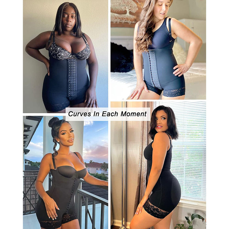 Body Shapewear Women Tummy Control Fajas Colombianas High Compression Waist Trainer Body Shaper Corset Butt Lifter Thigh Slimmer - Mike Armstrong