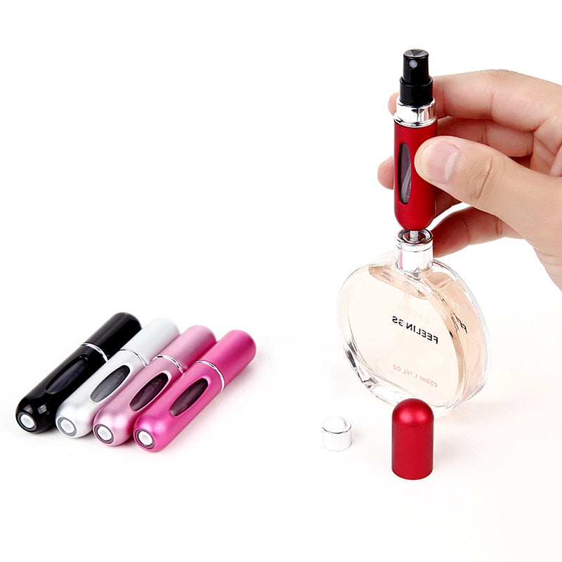 Perfume split bottle bottom filled with high-grade cosmetics spray bottle portable travel split bottle glass spray bottle empty