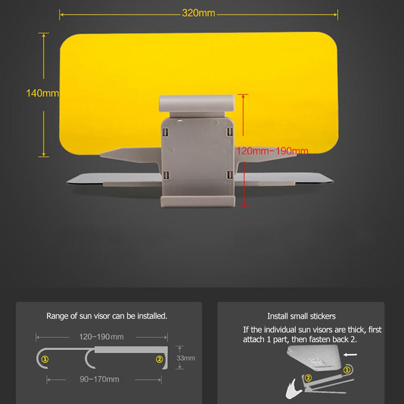 Draving Mirror anti-Glare vision