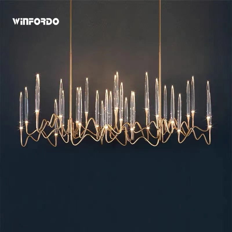 2021 Modern Luxury Light LED Crystal Chandelier Tree Branch Wedding Decoration Lamp For Dining Room Bedroom - Mike Armstrong