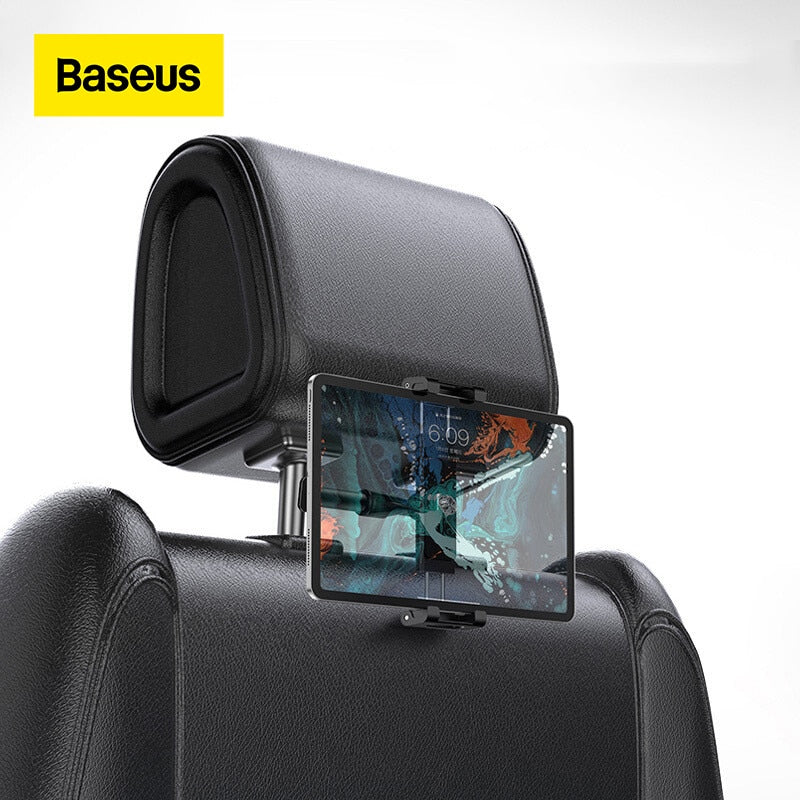 Baseus Car Back Seat Headrest Mount Holder For iPad 4.7-12.9 inch 360 Rotation Universal Tablet PC Auto Car Phone Holder Stand - Mike Armstrong