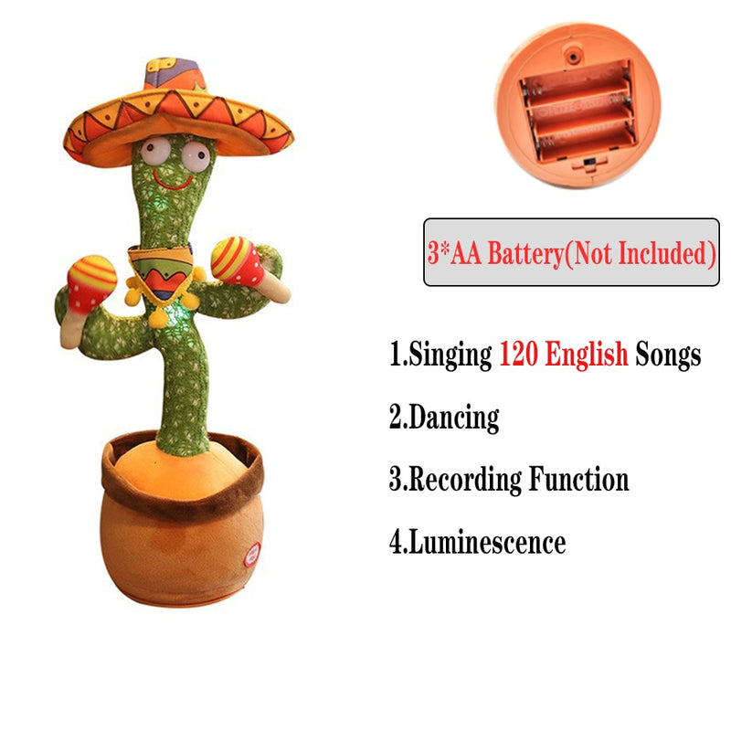 Lovely Dancing Cactus Talking Toy