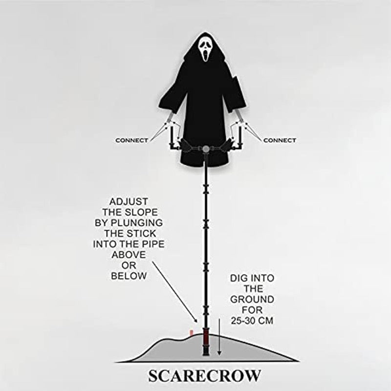 Garden Ghostface Scarecrow - Mike Armstrong