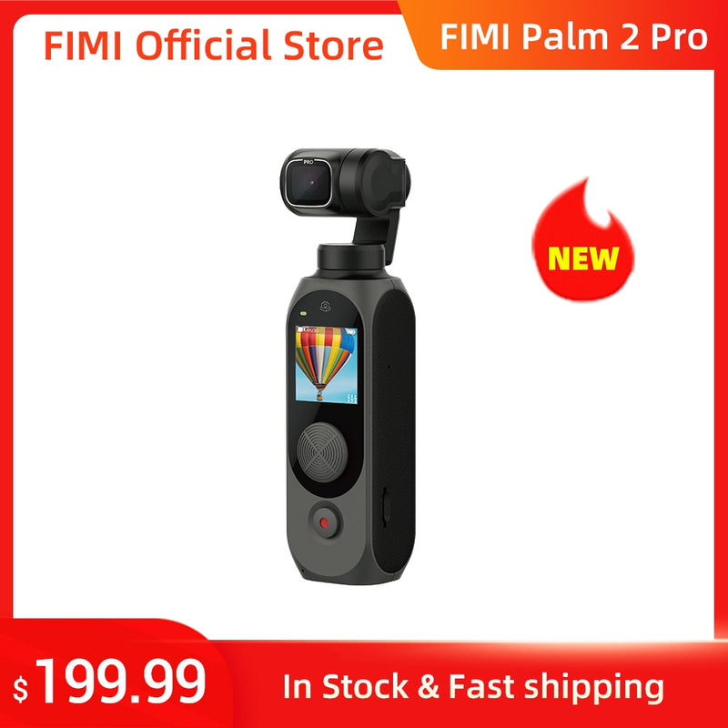 FIMI Palm 2 Pro 3-axis Stabilized Handheld Camera Gimbal Stabilizer estabilizador celular 4K 30fps camera Video Original new - Mike Armstrong