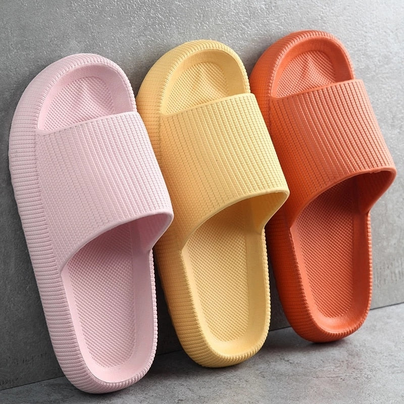 Thick Platform Bathroom Home Slippers Women Fashion Soft Sole EVA Indoor Slides Woman Sandals 2021 Summer Non-slip Flip Flops - Mike Armstrong