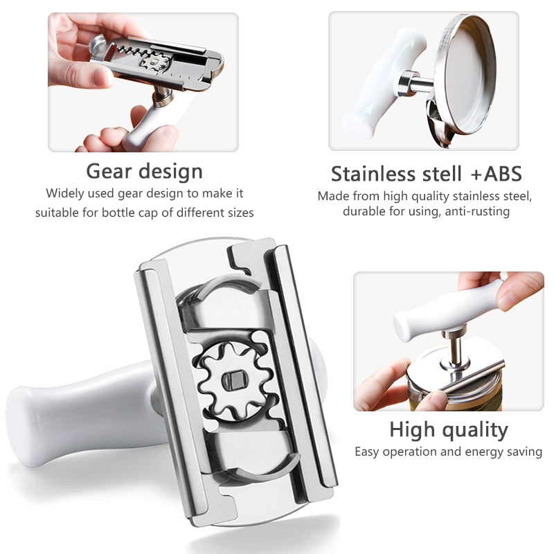 Bottle Cap Opener Stainless Steel Adjustable - Mike Armstrong