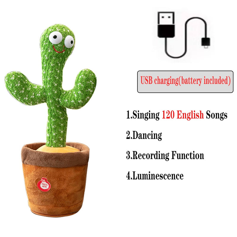 Lovely Dancing Cactus Talking Toy