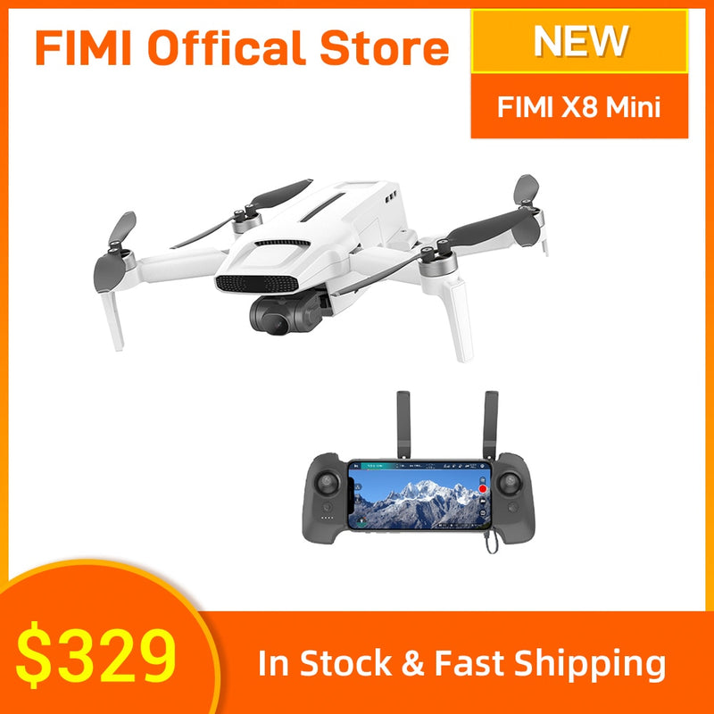 FIMI X8 Mini Drone professional 4k drone camera Quadcopter mini drone with remote control under 250g drone gps 8km little drone - Mike Armstrong