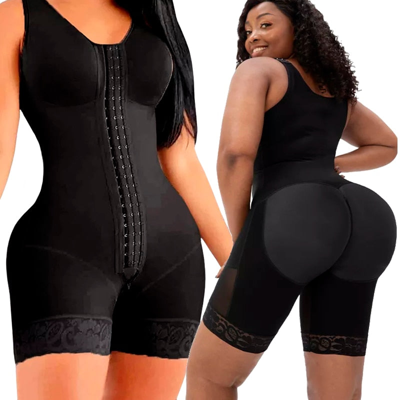 Full Body Shapewear Compression Girdle Fajas Colombian Corrective Underwear Tummy Control Shaper Butt Lift Slim Corset Bodysuits - Mike Armstrong