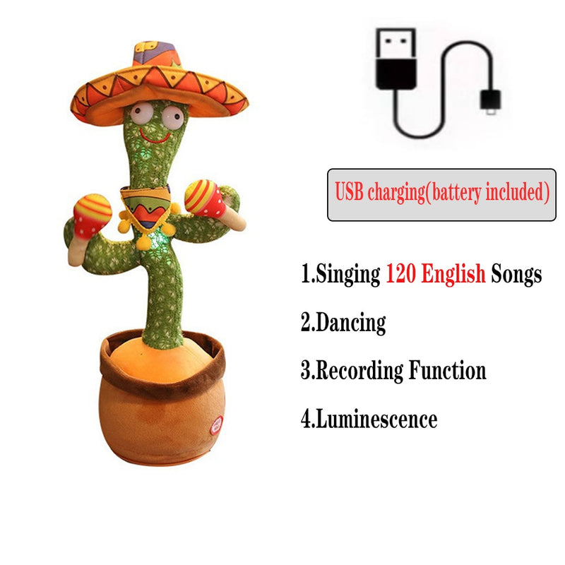 Lovely Dancing Cactus Talking Toy